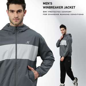 Wholesale Custom Windbreak fishing wear Waterproof Rain Breathable <b>Quilted</b> Snow Mens Windbreaker Jackets windproof hiking - Product Image 5