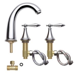 Grifo de Lavabo de 3 Orificios con Excelentes Características para su Hogar u Oficina - Product Image 4