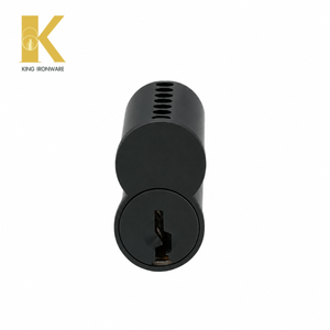 Cilindros de Cerradura con Logotipo Personalizado Disponible, Latón Negro Mate, 7 Pines, Ranura en R, SFIC, para Seguridad de Puertas - Product Image 3
