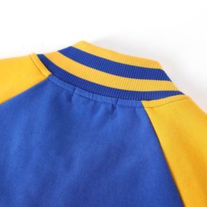 Chaqueta Varsity Personalizada de Algodón Sigma, Gruesa y Transpirable, con Bordado de Chenilla, Talla Grande para Adultos, Estilo Griego SGRho - Product Image 4