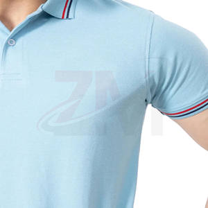 Chemises polo en tissu piqué 100% coton pour hommes, vêtements décontractés, manches courtes, impression de logo personnalisée - Product Image 5