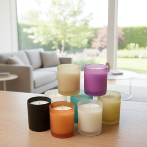 Bougies en verre parfumées élégantes, cire de soja premium pour une combustion stable, ambiance apaisante, commande en gros, Noël, faites à la main, style moderne - Product Image 2