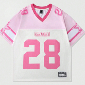 Fashion Jersey Short Sleeve T-Shirt <b>Men</b> Customizable 3d Digital Print Rugby Jersey Loose Street Culture Hip-Hop <b>Pullover</b> Top - Product Image 2