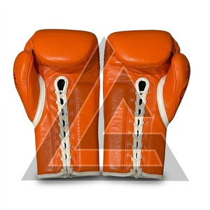 Fabrication en usine de gants de boxe sur mesure, 100% cuir véritable, professionnels, pour adultes. - Product Image 4