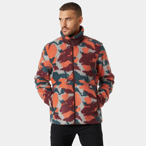 Full Customized OEM High Quality Winter Full Zip Fleece Jacket Unisex <b>Thermal</b> Warm Quilted <b>Men's</b> polar Fleece Jacket - Product Image 3