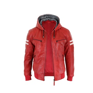 Vestes d'hiver pour hommes grande taille, veste en cuir PU à fermeture éclair slim pour hommes, manteau d'automne pour hommes, noir - Product Image 1