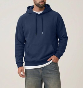 Sweat-shirt à capuche pour homme, demi-zip, double couche, design de capuche structuré, cordons de serrage réglables, coutures durables, tissu polaire doux - Product Image 3