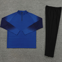 Conjunto Deportivo Unisex con Capucha, Estilo Sólido, Media Cremallera, Manga Larga, Bloques de Color, Secado Rápido, Antiarrugas, Algodón Ligero, Verano