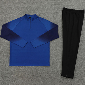 Unisex Sporty Hooded Solid Tracksuit Set Half-Zip Long Sleeve Color Blocking Quick Dry Anti-Wrinkle Lightweight Cotton Summer - Product Image 6