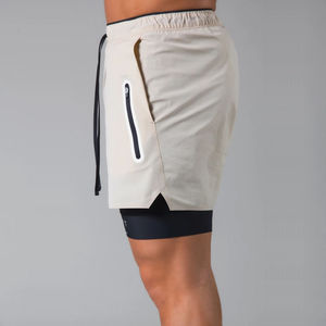 Men's <b>Bike</b> Shorts Front Logo Floral Digital <b>Pockets</b> Drawstring Waist Quick Dry Breathable Plus Size Mid Rise Crocheted Solid - Product Image 5