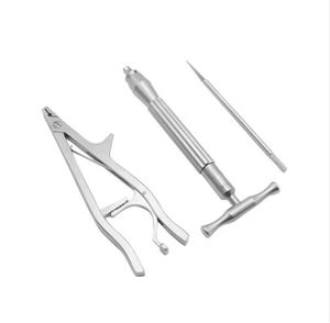 Kit d'instruments chirurgicaux en acier inoxydable pour l'extraction de vis orthopédiques cassées - Product Image 4