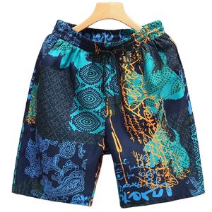 Pantalones cortos de playa hawaianos de tamaño personalizado para hombre, ropa informal estilo Hip Hop, estampado Tie-Dye de talla grande 6XL, pantalones cortos de verano para hombre, técnica sublimada - Product Image 1