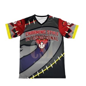 Vêtements d'e-sport par sublimation, nouveau design respirant unisexe, jersey de jeu d'e-sport personnalisé imprimé sur toute la surface - Product Image 1