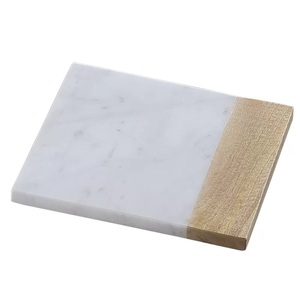 Best Elegant Style Marble and Wood Material Oval <b>Shape</b> Chopping Board Used For Home Kitchen Hotels Home Accent - Product Image 4