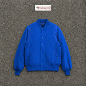 CLASSIC BLUE <b>MEN</b> WINTER HORN BUTTON VARSITY <b>JACKET</b> 100% WOOL ECO-FRIENDLY BREATHABLE OUTERWEAR Regular Fit Turn-down Collar - Product Image 5