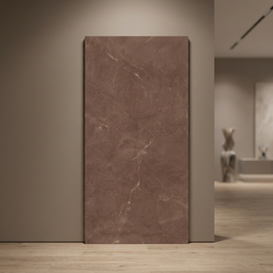 Dalles en pierre frittée pleine masse Vistaar Breccia Beige 1200x2400mm, grandes tuiles pour murs de luxe, extérieur, salle de bain, hôtel - Product Image 4