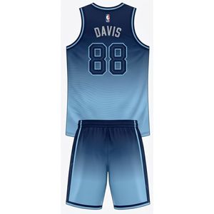 Conjunto de camiseta de baloncesto sublimada Galactic Guardians, cuello en V, sin mangas, deportivo, que absorbe la humedad, uniforme deportivo para adultos para todas las estaciones - Product Image 2
