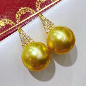 Pendientes de Perlas Gris Platino al por Mayor del Fabricante, Estilo Simple y Versátil, Accesorio de Moda con Ligeras Imperfecciones - Product Image 1