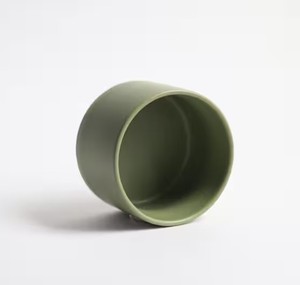 Recipiente de Cerámica Mate Clásico para Velas, Resistente al Calor, Pared Gruesa, Acabado Liso, Duradero, Reutilizable, Decoración para el Hogar, Soporte para Mecha de Madera - Product Image 2