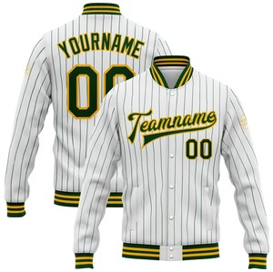 Chaqueta Varsity Personalizada de Invierno para Hombre, Marca Athletic International, con Nombre y Número Bordados en la Parte Delantera, 100% Algodón Antibacteriano, Cuello Alto - Product Image 3