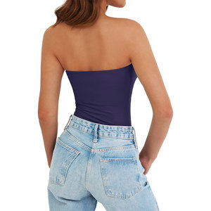 Top Tubo para Mujer, Última Moda, Estilo Retro, Lujoso, Cómodo, de Secado Rápido, Sostenible, Ajuste Delgado, Precio al por Mayor - Product Image 2
