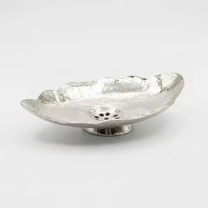 <b>Cheap</b> Price Copper Plated Design Stainless Steel Round Soap Dish Polished Metal Bathroom Accessory Hotel Pedestal Soap Holder - Product Image 5