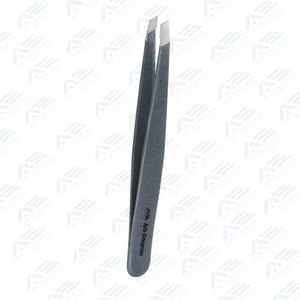 Pinces à épiler professionnelles en acier à pointe inclinée, pointue et plate, gamme complète, instruments de beauté, vente en gros - Product Image 4