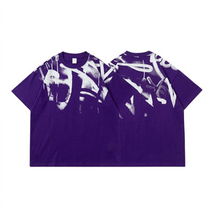 เสื้อยืดทรงบ็อกซี่ผ้าฝ้าย 100% หนานุ่มพิเศษ |   เสื้อยืดโอเวอร์ไซส์ลายสกรีนวินเทจ |    เสื้อยืดทรงหลวมสำหรับผู้ชาย - Product Image 6