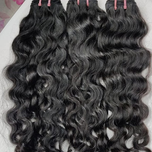 Perruque Lace Front Deep Wave en Cheveux Indiens avec Fermeture HD en Dentelle et Mèches de Cheveux Humains - Product Image 1