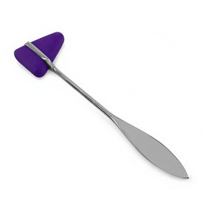 Marteau de réflexes Taylor violet de 7,5 pouces, instrument médical chirurgical en acier inoxydable de qualité allemande pour diagnostic neurologique - Product Image 2