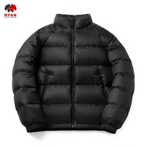 Ryan Pro Gear Custom Design <b>Men's</b> Waterproof Breathable Puffer Jacket Stand Collar Zipper Closure Nylon/Cotton - Product Image 5