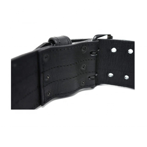 Ceinture de musculation en cuir à verrouillage automatique pour adulte, avec soutien lombaire pour l'entraînement et le levage de poids - Product Image 3