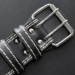 Genuine Leather High Quality Gym Weightlifting Belt Heavy Weight Lifting Lift Adult Waist Weight Lifting Belt - Product Image 6