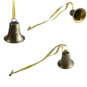 Campana Colgante de Diseño Clásico para Decoración de Árboles de Navidad y Festividades, Nuevo Diseño de Adorno Metálico - Product Image 3