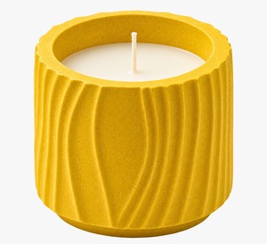 Bougie en pot parfumée en cire de soja/cire d'abeille/cire de coco - Luxe, écologique, pour anniversaire, pilier carré, Flora & Wax - Product Image 5