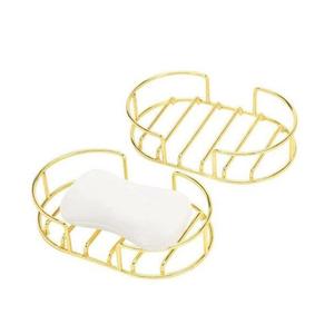 Jabonera de pared sólida con drenaje de agua, soporte para jabón, estante de almacenamiento para baño, a precio de mayorista - Product Image 2