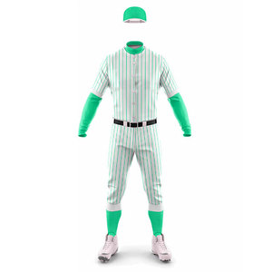 Youth and Adult Uniform Factory Wholesale Low Price Customization Striped Design All Season Softball <b>Baseball</b> Uniform Clothes - Product Image 2