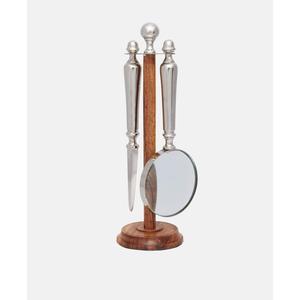 Lupa de Metal de Fácil Agarre y Abrecartas con Soporte, Artículos de Oficina, Centro de Mesa, Objeto Decorativo, Precio al por Mayor - Product Image 6