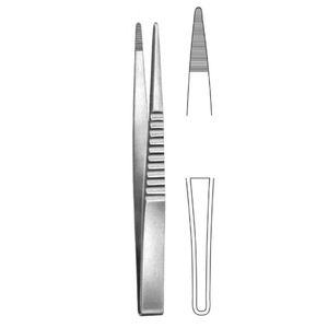 High Quality A-1 VERITAS Treves Forceps Dressing Forceps 12/25 Cm Medical Grade Reusable Stainless Steel Surgical Instruments - Product Image 1