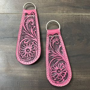 Handcrafted Hand Tooled Leather Hat Clip Rustic Western Hat Holder with Strong <b>Grip</b> Ideal for Outdoor Travel Hiking & Gift Items - Product Image 4