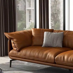 Sofá de Diseño Europeo de Tres Plazas, Extensible, Plegable, de Cuero PU Ecológico, Duradero, Inflable, en Forma de L, sin Brazos, de Espuma - Product Image 2