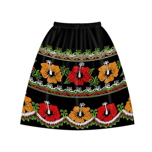 High Quality Customized Women's Micronesian Skirts Polynesian Printed Embroidery Fashion Breathable Micronesian Skirts - Product Image 3
