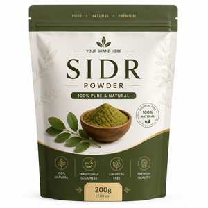 Proveedor OEM de Polvo de Hoja de Sidr Indio al por Mayor, Polvo de Hoja de Ziziphus Spina Christi 100% Puro y Natural para el Crecimiento del Cabello - Product Image 1