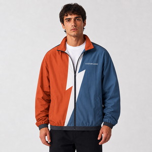 Veste coupe-vent sur mesure pour homme, respirante, à col, zippée, entièrement zippée, pull-over, doublée, non doublée, doublée de polaire, résistante aux intempéries, imperméable - Product Image 6