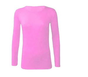 Camiseta Casual para Mujer, Corte Ajustado, Tallas Grandes, Cuello en V, Manga Corta, con Logotipo Personalizado, Transpirable y Ecológica - Product Image 4