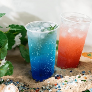 Gobelets froids jetables en PET/PLA, diamètre 104,5 mm, sans BPA et 100 % recyclables, anti-fuite, écologiques, biodégradables, pour fêtes - Product Image 2