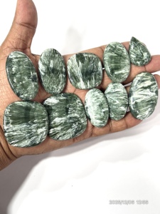 Seraphinite Natural, Gema Suelta en Cabujón, Formas y Tamaños Variados, Grado AAA, Cambio de Color, para Joyería - Product Image 4
