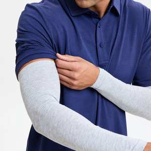 Custom Seamless Breathable Quick Dry Sports Sun UV Protection 100% Cotton Unisex Cycling <b>Compression</b> <b>Arm</b> <b>Sleeve</b> - Product Image 4
