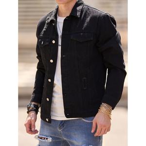 Chaqueta vaquera de diseño personalizado para hombre último diseño para hombre chaqueta vaquera de diseño de moda al por mayor precio barato para hombre - Product Image 6