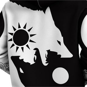 Nouveau design – Sweats à capuche sublimés pour hommes, grandes tailles, vêtements de mode basiques, en coton mélangé, teinture unie, pour l'hiver - Product Image 3